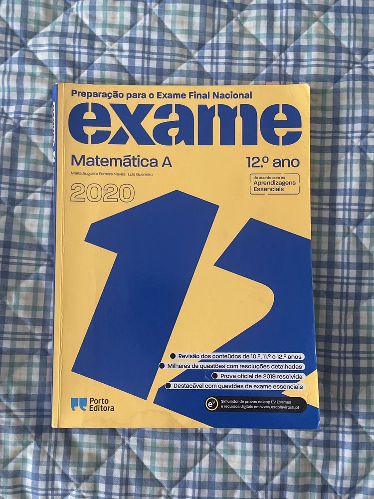 Livro preparação exame matemática A 12