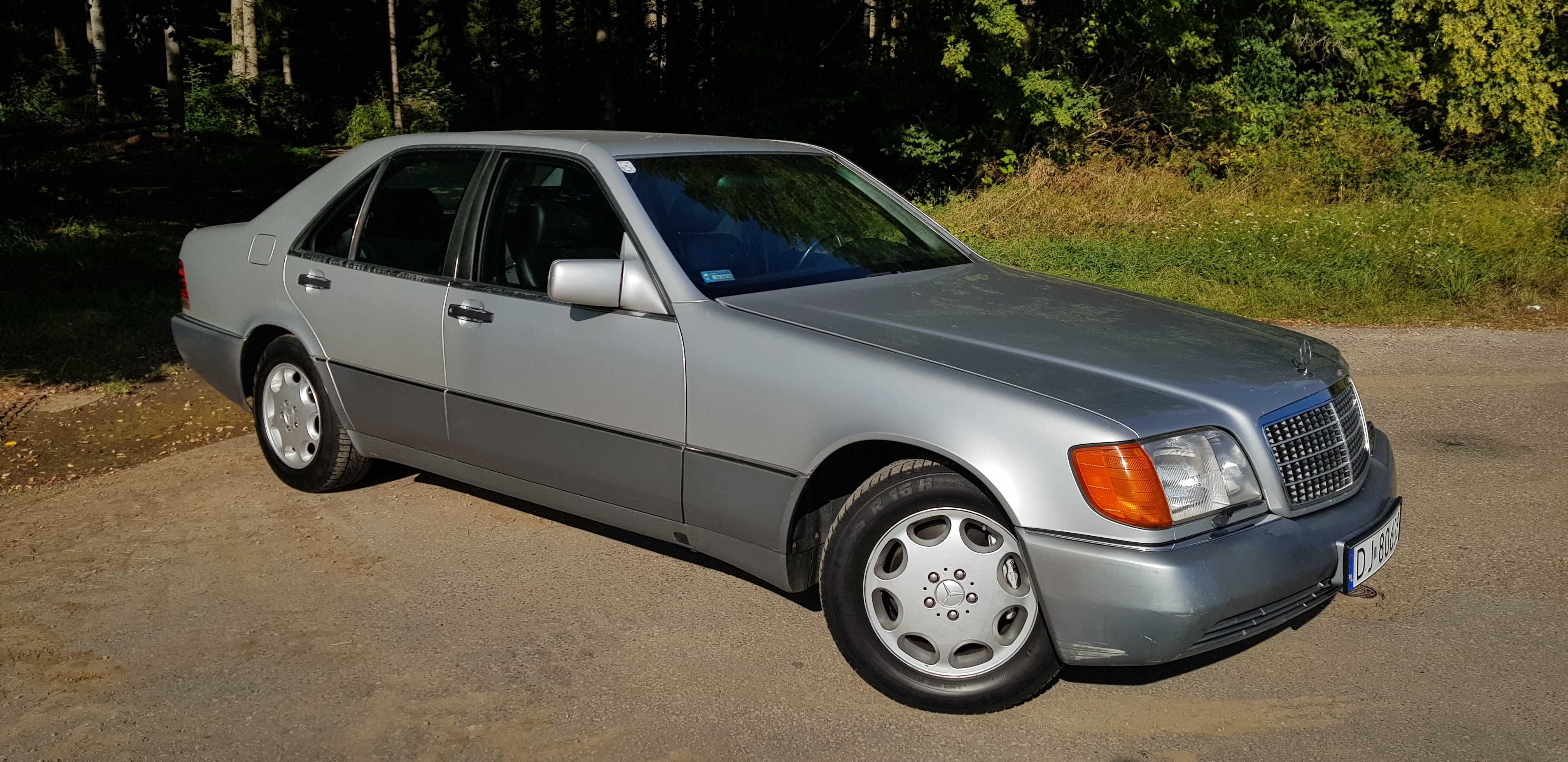 Mercedes 300SE W140  srebny, tapicerka skórzana, automat.
