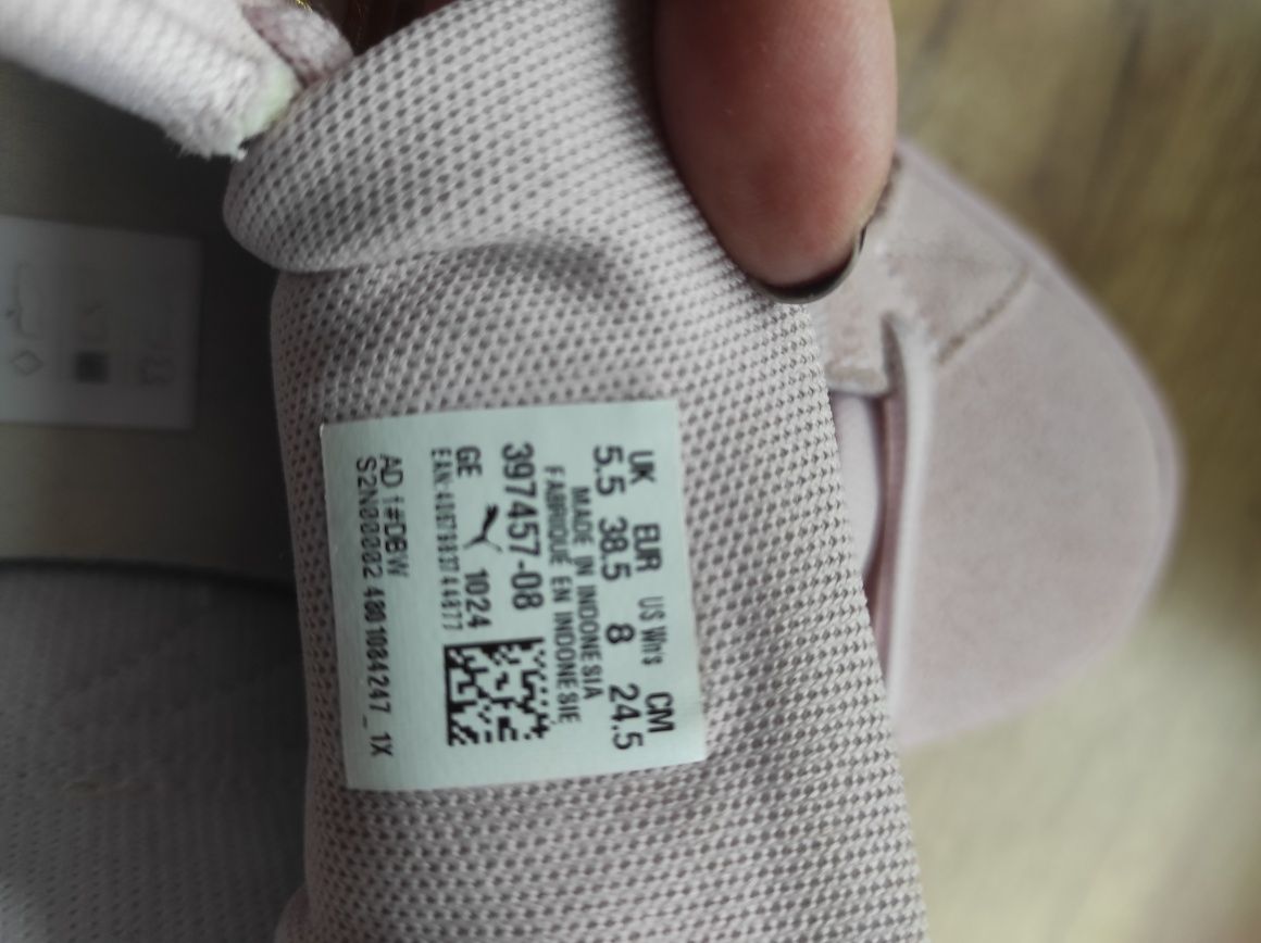 Damskie sneakersy r. 38, 5 Karmen II Puma Rose Mauve Frosted Ivory Pin