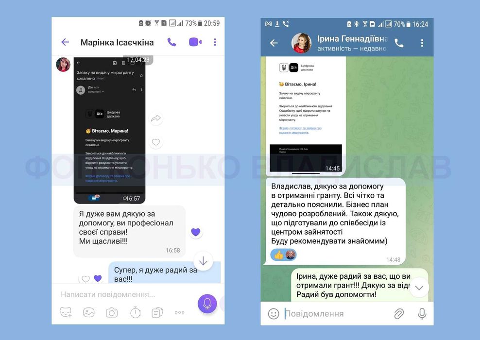 Бізнес-план для ГРАНТу Дія єРобота під ключ. 294 отриманих гранти!