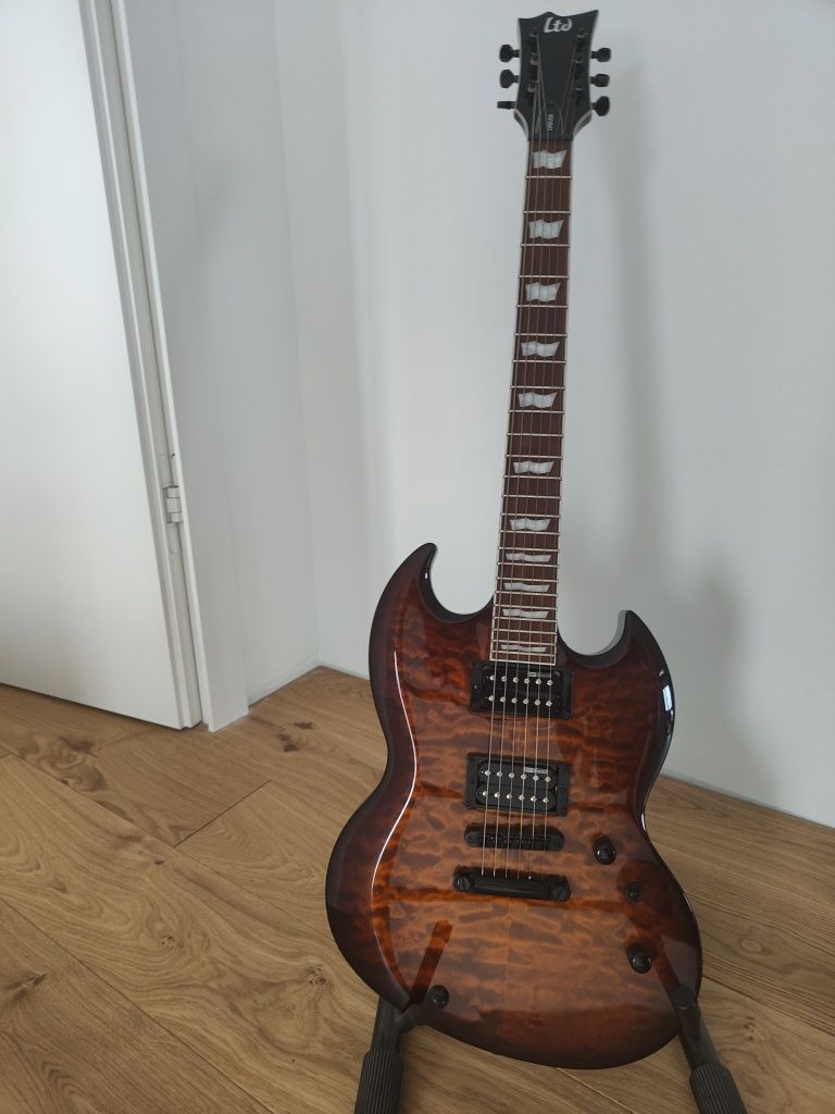 ESP Ltd Viper-256 DBSB Dark Brown Sunburst