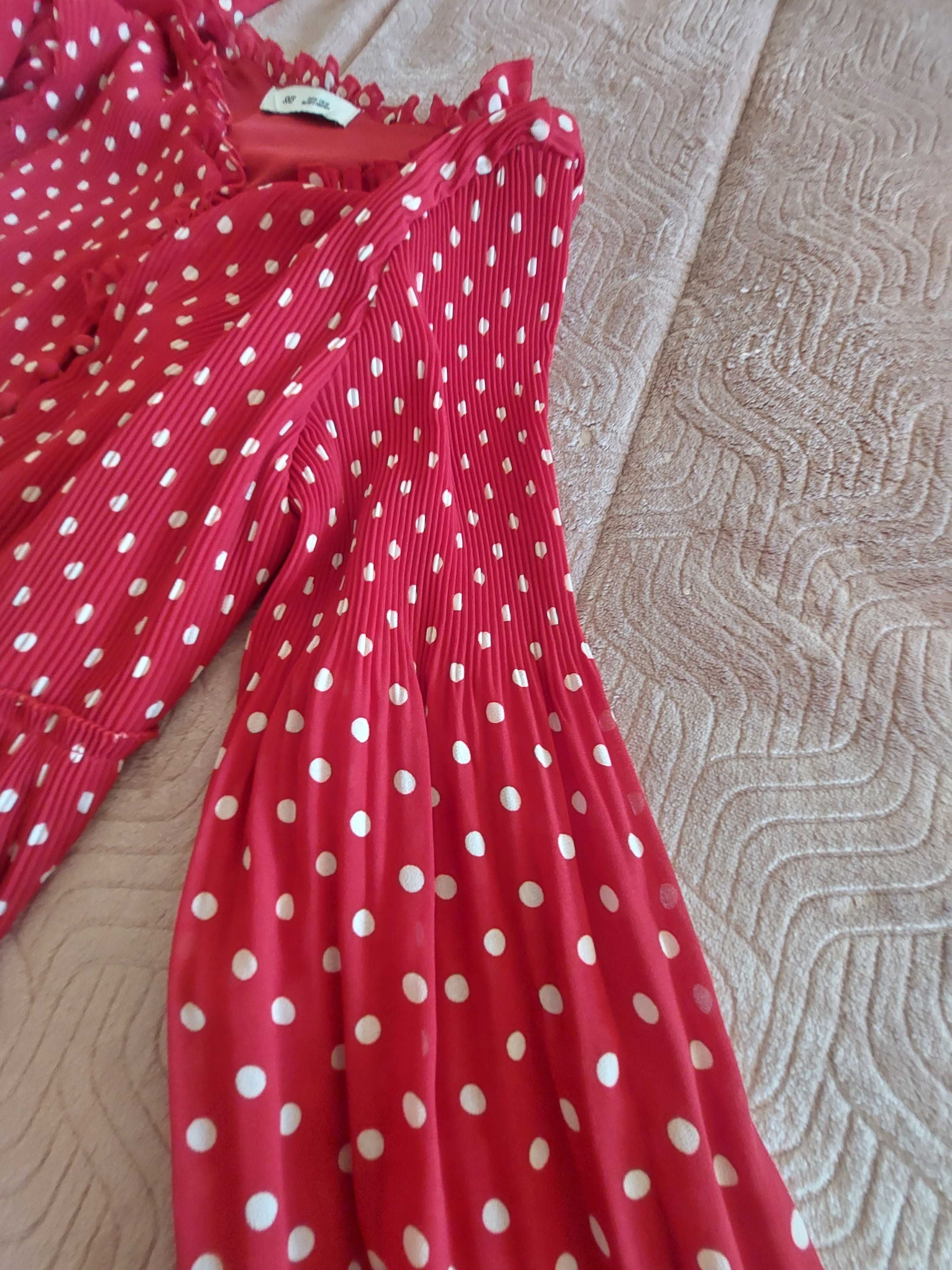 Vestido com nervuras