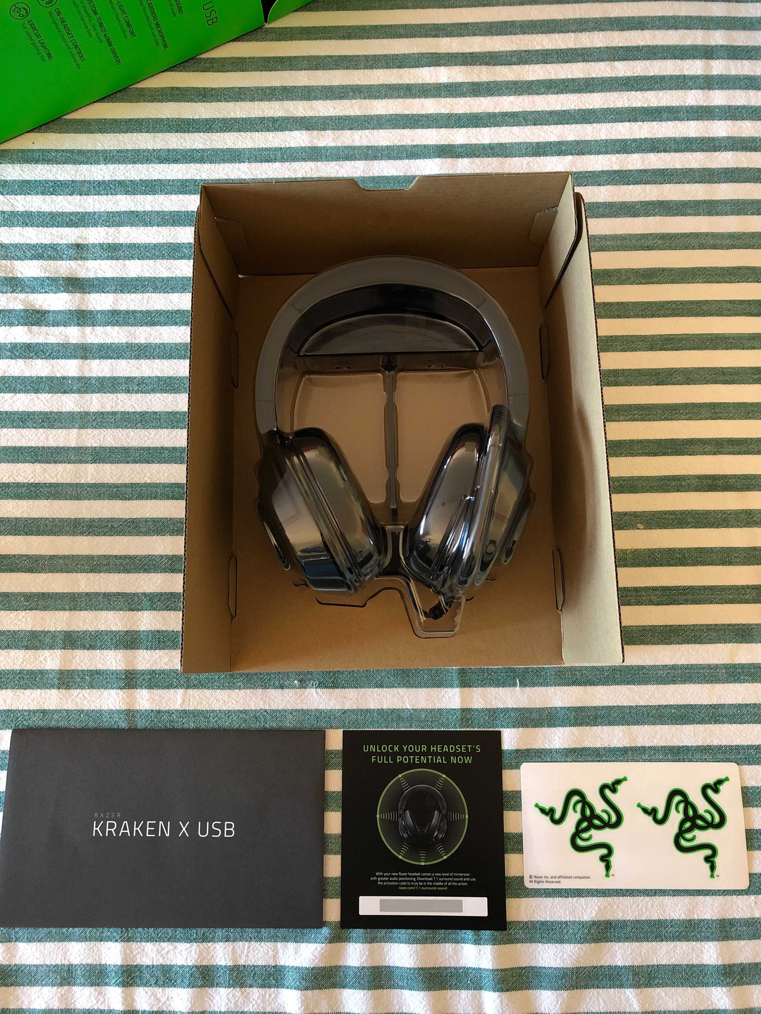 Headset Razer Kraken X USB (NOVO)