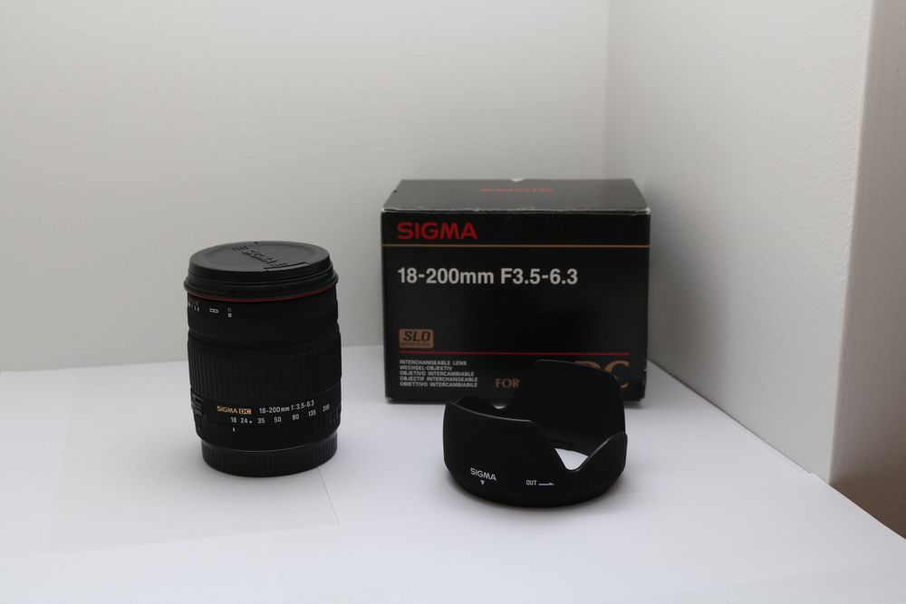 SIGMA DC 18-200 F3.5-6.3 para CANON