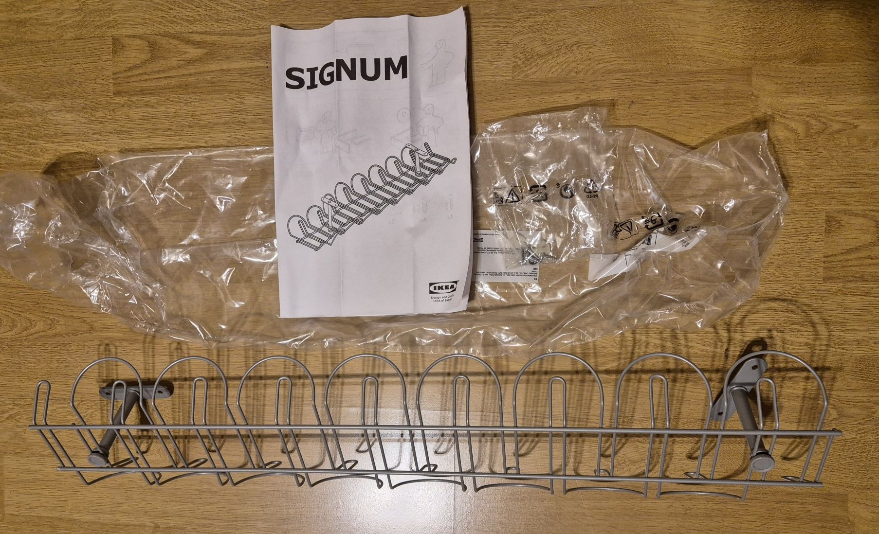 Ikea Signum maskownica do kabli pod biurko organizer