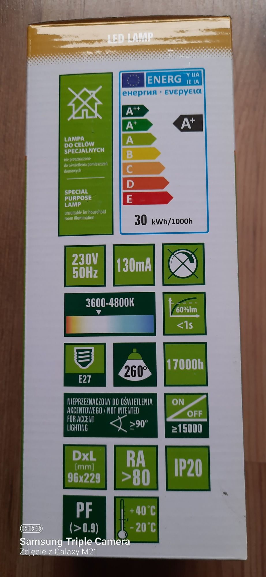 Żarówka LED 30 W