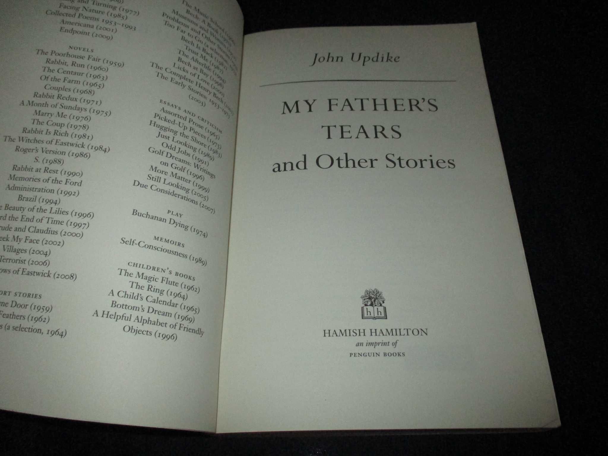 Livro My Father's Tears & Other Stories John Updike