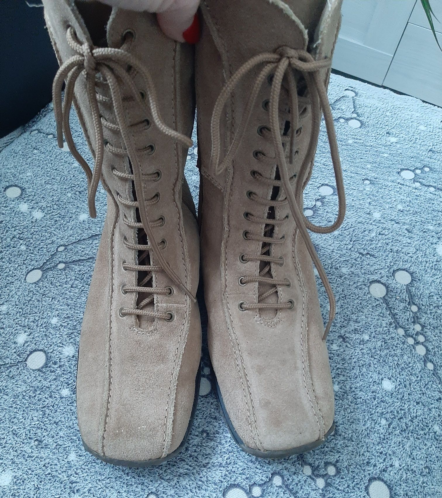 Skórzane zimowe buty Marc Bohan r. 39 skóra naturalna
