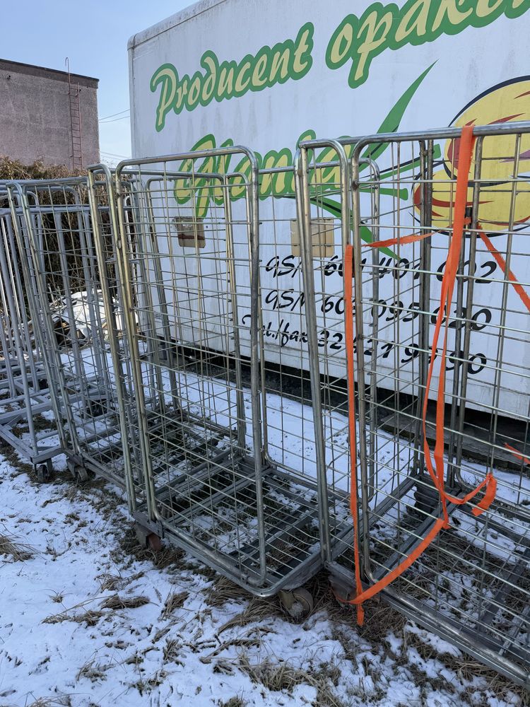 Wózki magazynowe kosze transportowe