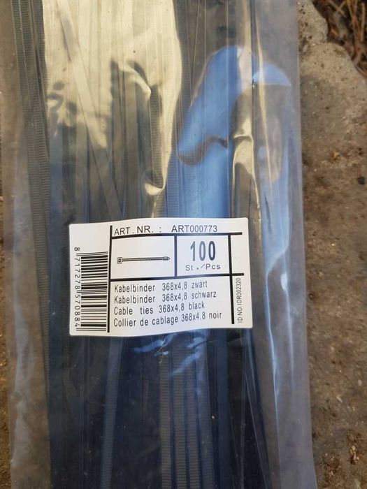 Opaski zaciskowe 368 x 4,8 Trytki