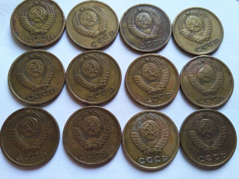 Монета СССР 2 копейки 1961 1962 1963 1965 1967 1968 1969 1970- 74