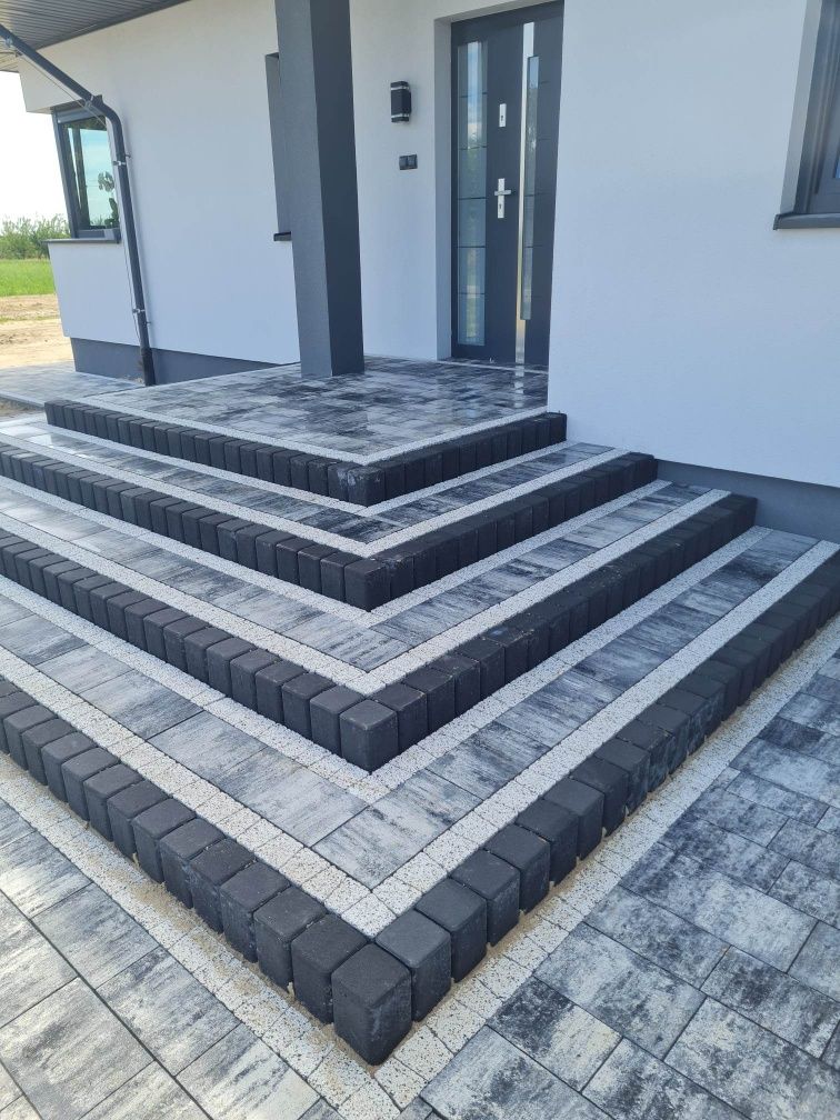 Układanie kostki brukowej - firma Dorex