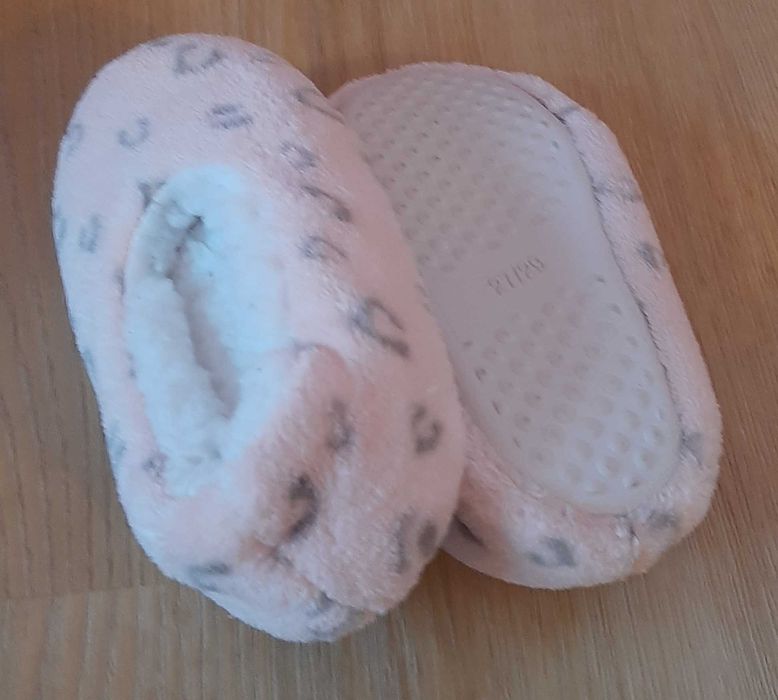 NOVAS Pantufas infantis Rosa 27-29