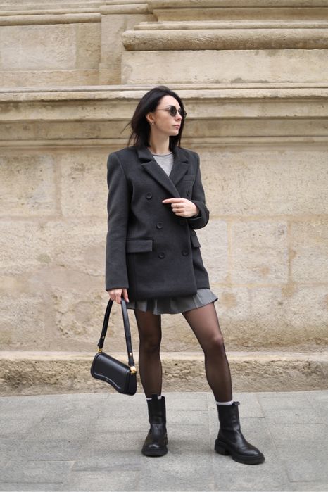 Пальто-піджак утеплене