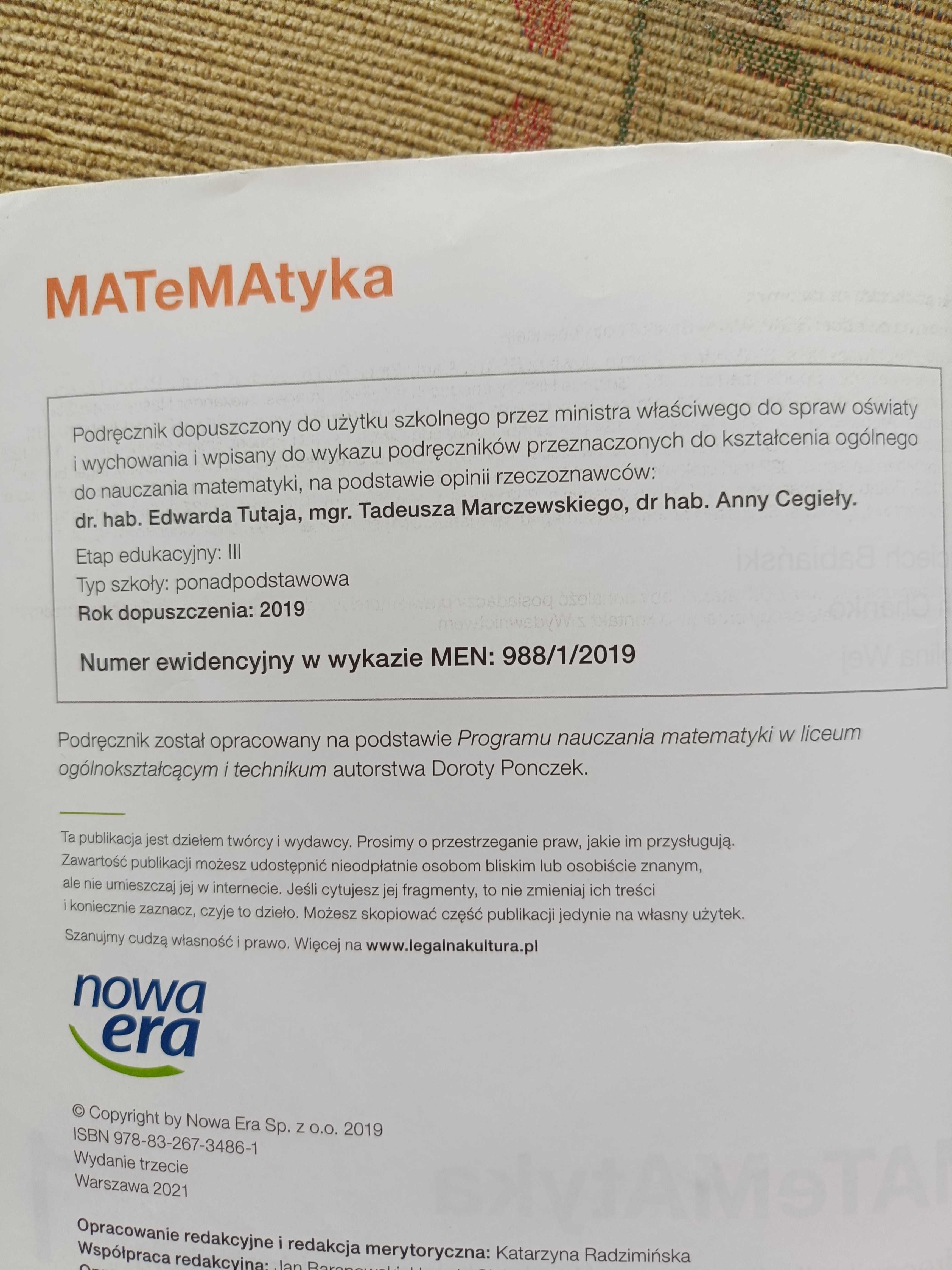 MATeMAtyka 1 - zakres podstawowy i rozszerzony