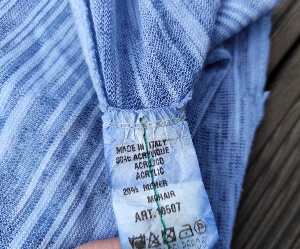 Włoski sweterek warstwowy - one size-M/L