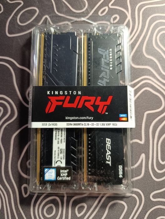 Kingston Fury HyperX Fury DDR4 по 8 гб / ОЗУ / RAM