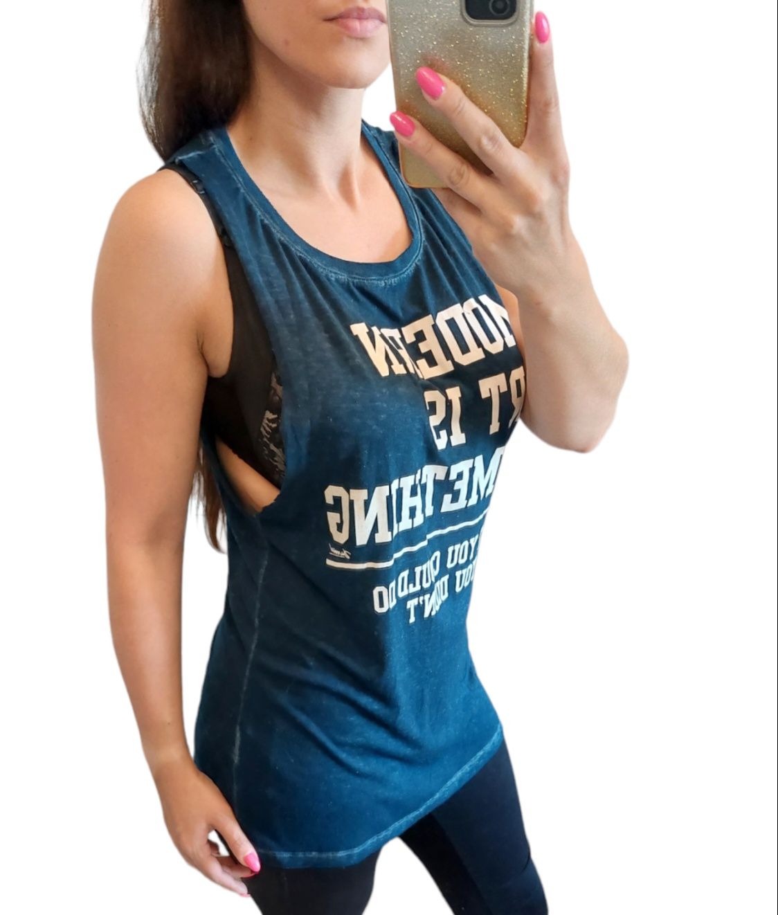 Tank top damski Diverse koszulka damska na siłownię fitness