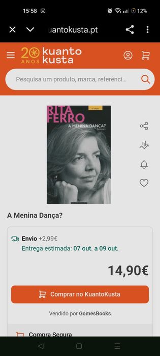 Livro Rita guerra a menina dança