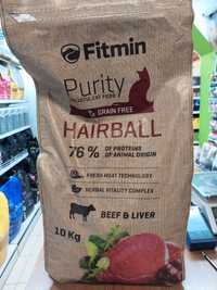 Корм класу холістик для котів Fitmin Purity Hairball 1kg