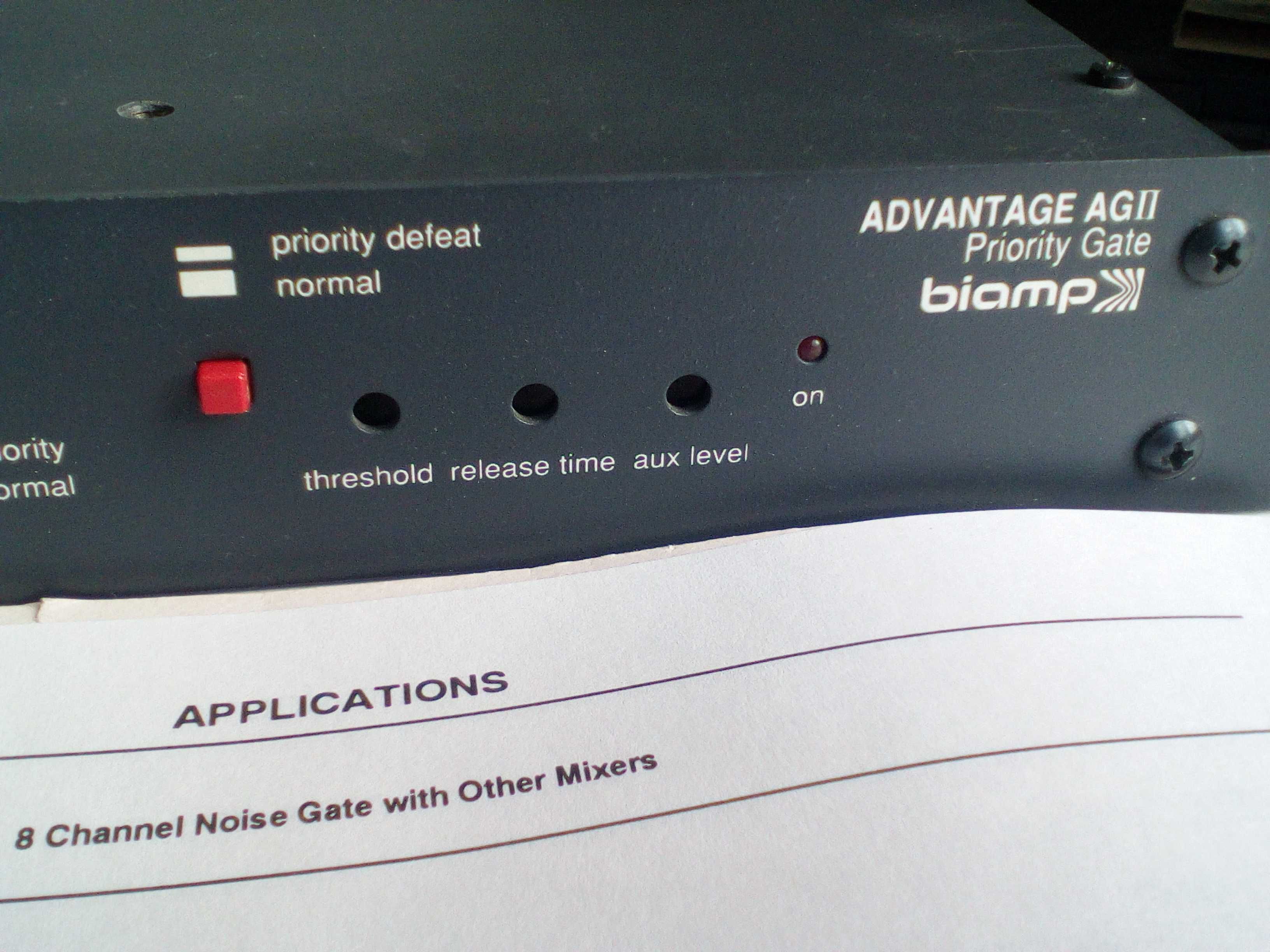 biamp 8-канальный шумоподавитель с другими микшерами США E 17934