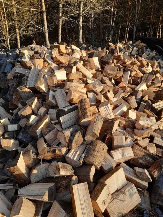 Zrzyny Tartaczne Drewno Kominkowe Suche Sezonowane Transport