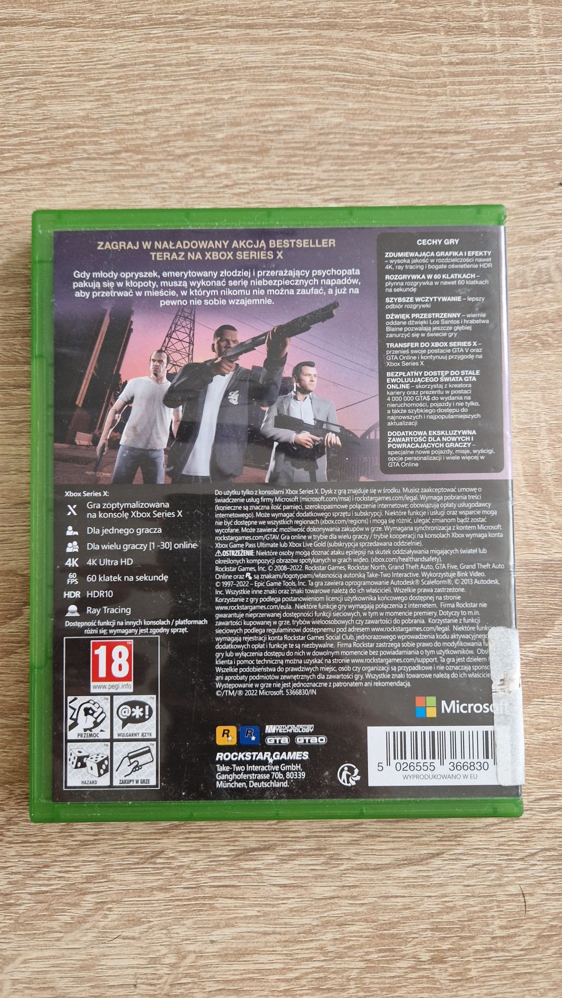 Grand theft auto v Xbox series X