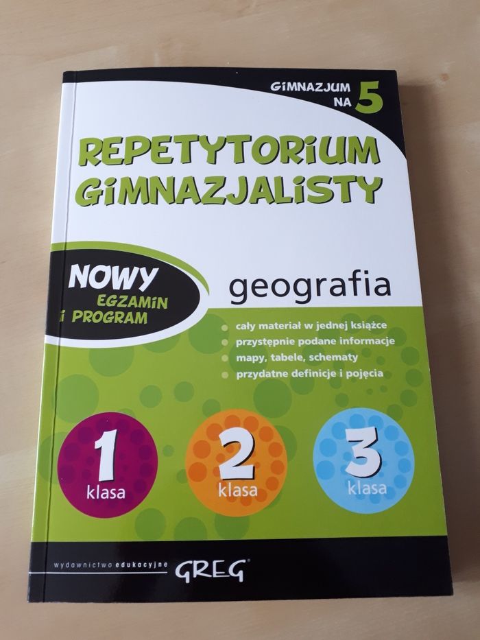 Nowe Repetytorium Gimnazjalisty z Geografii