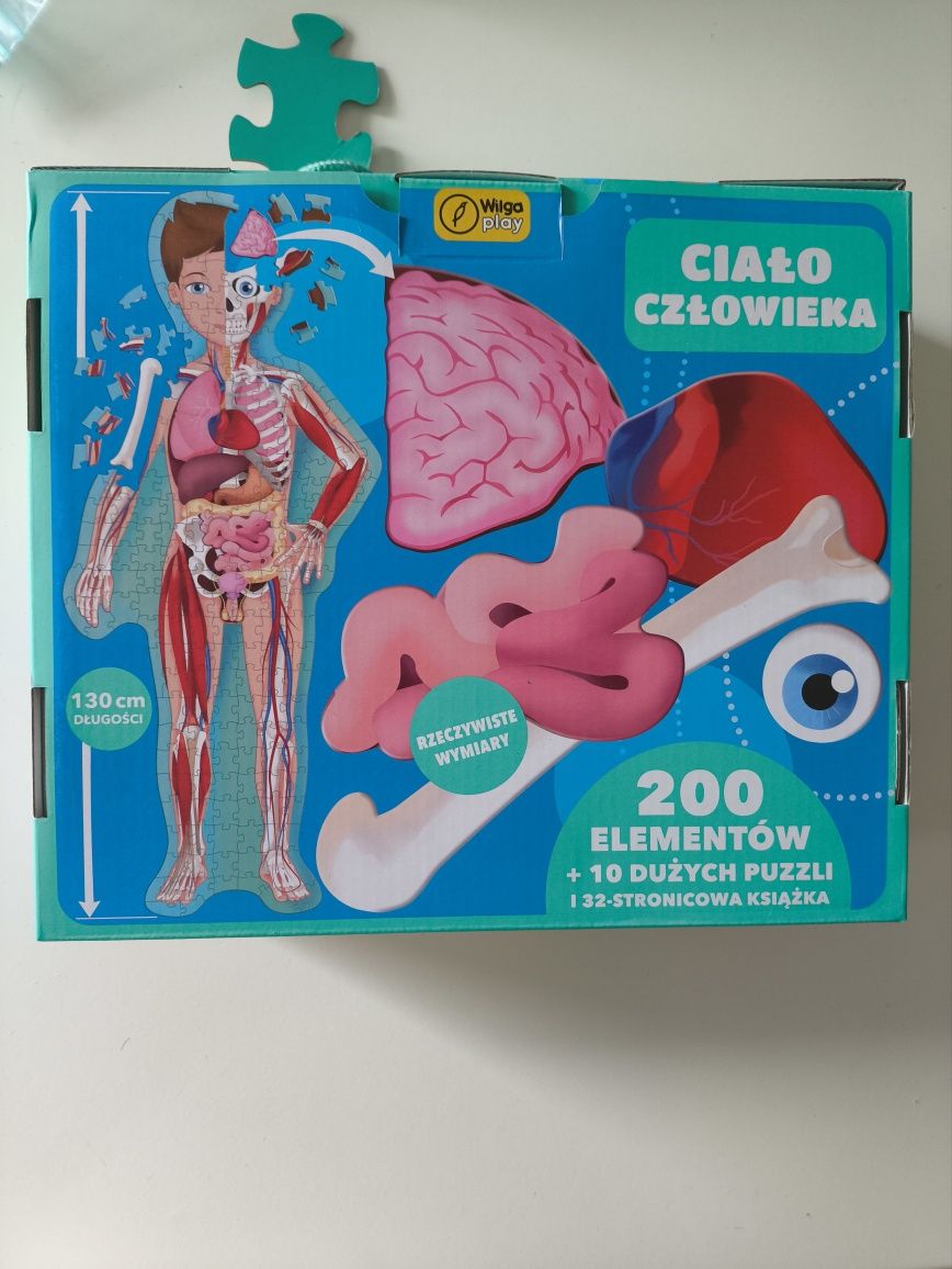 Poznawaj baw się odkrywaj Ciało człowieka Puzzle bez książeczki