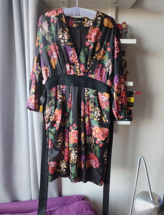 Tunika sukienka H&M kwiaty r. 38