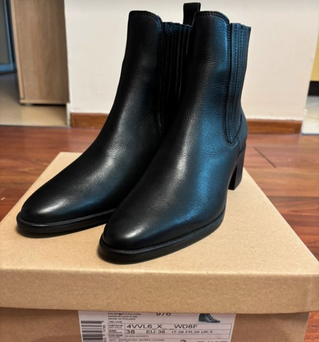 Botki Ryłko czarne 38