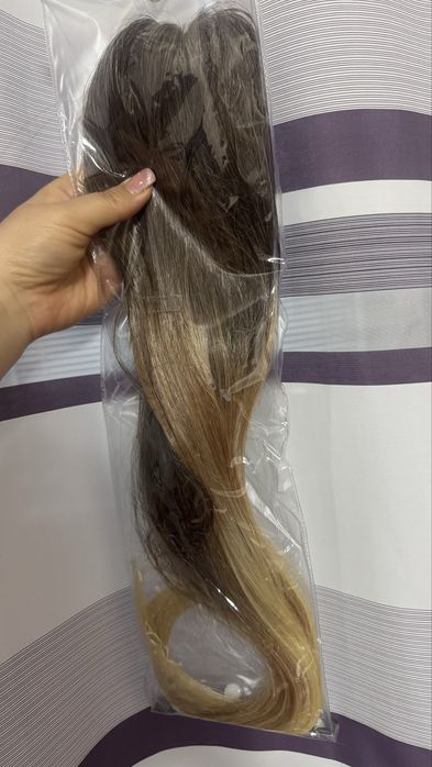 Накладний хвостик омбре 65 см