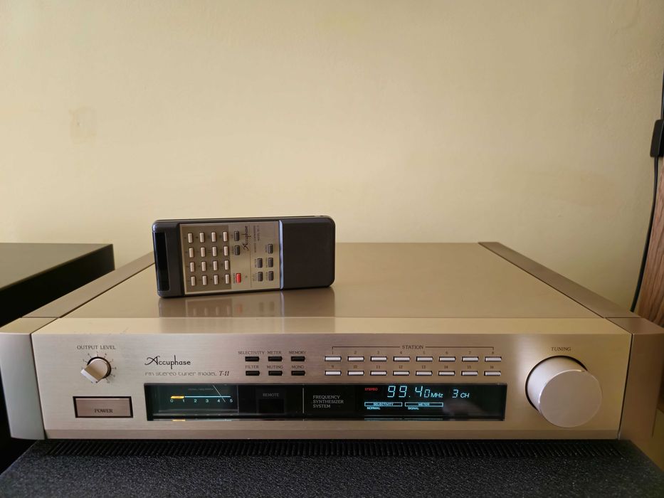 Tuner Accuphase T-11 Orginalny pilot, dokumentacja