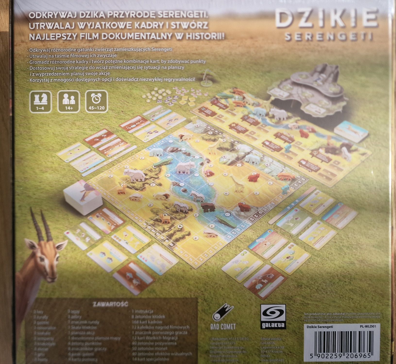 Dzikie serengeti- nowa w folii