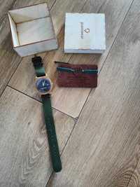 zegarek zielony Plantwear unisex drewno