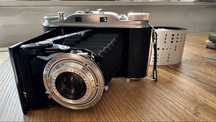 Agfa Record III 6×9 – składany średni format z Apotar 105 mm”