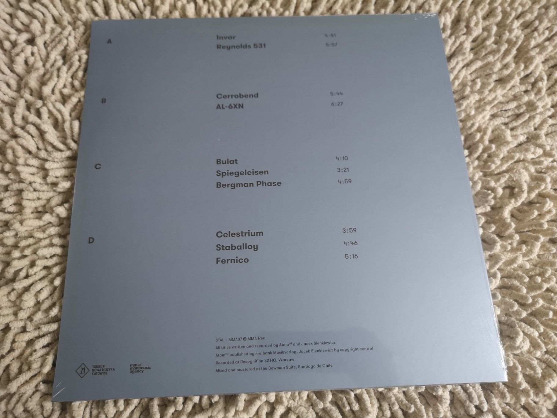 (Winyl) Atom TM & Jacek Sienkiewicz - STAL | 2LP | 2020 | NOWA W FOLII