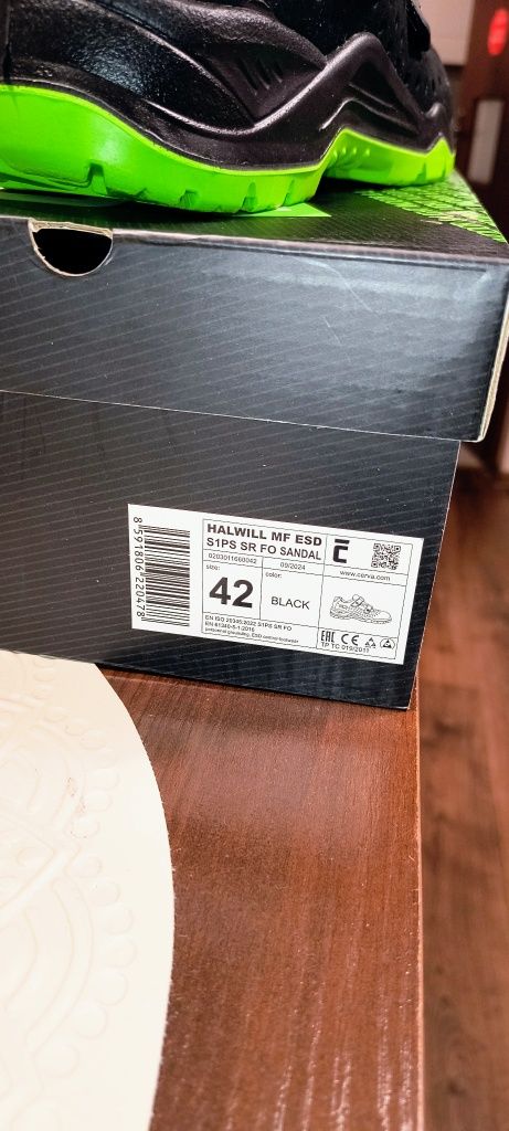 Buty robocze ochronne sandały 42 CERVA
