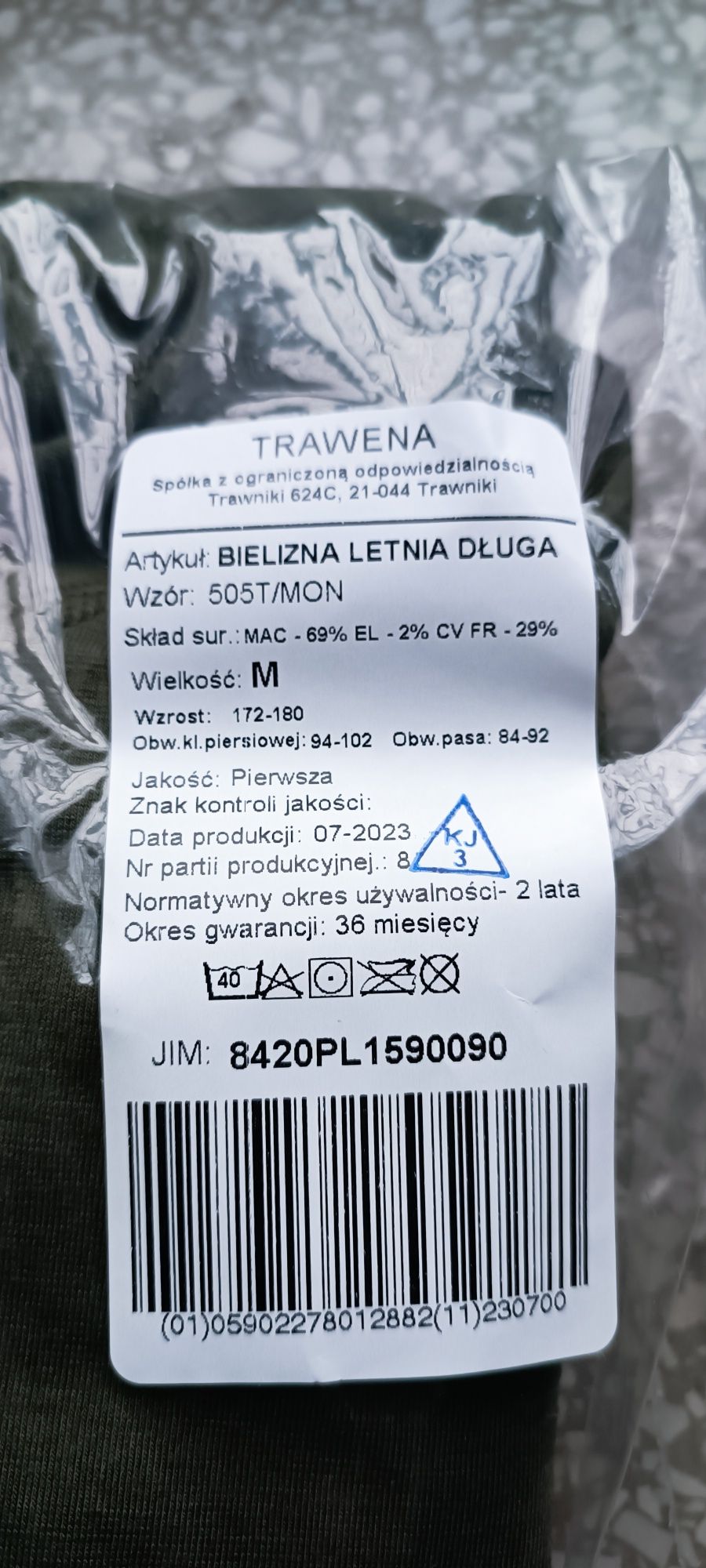 Sprzedam nową bieliznę wojskową