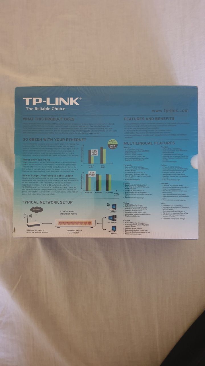 Switch TP-LINK TL-SF1008D