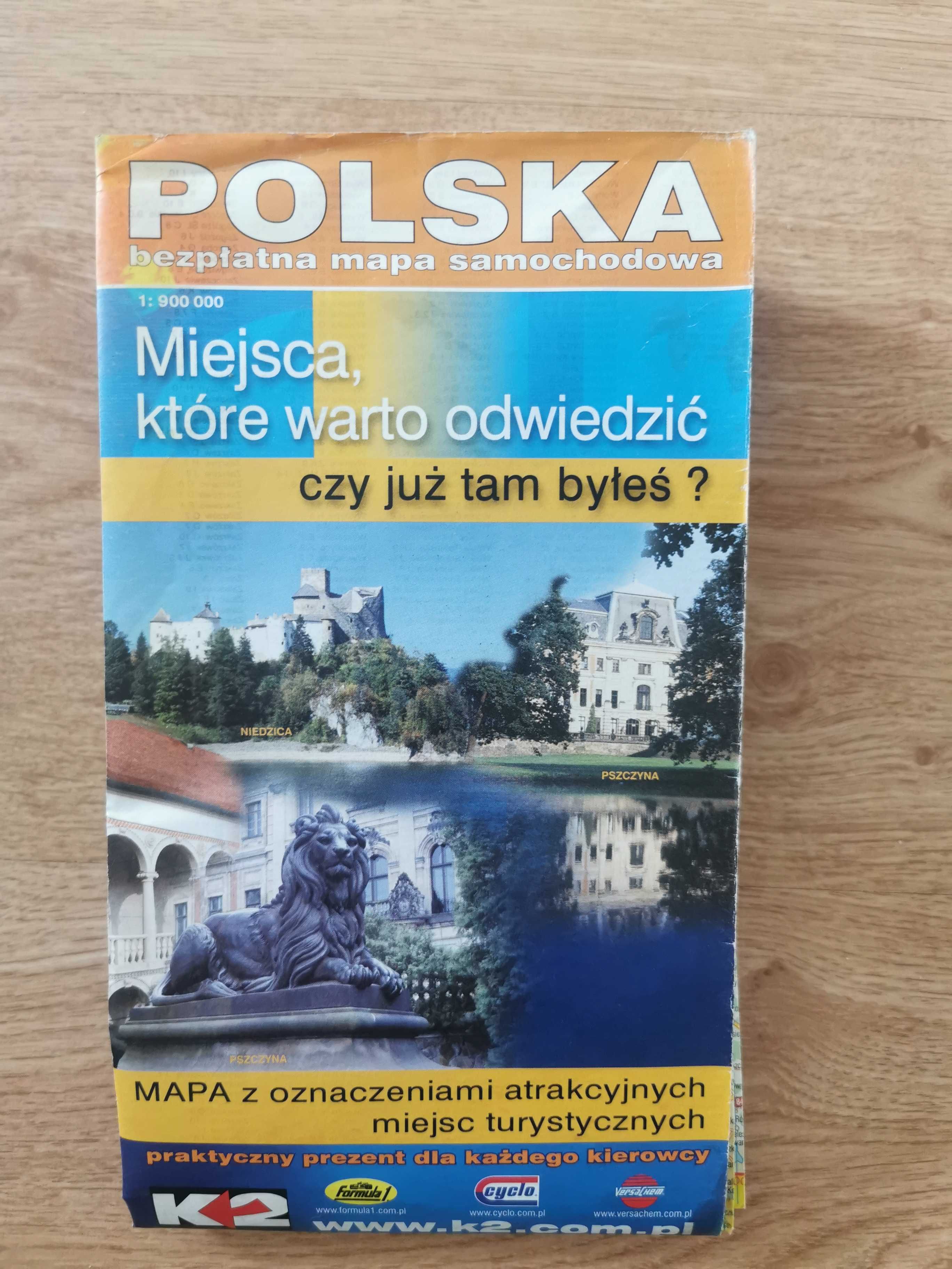 mapa  Polski   stan  dobry
