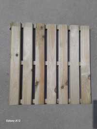 Mini passadisso de madeira quadrado