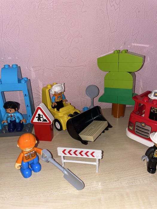 Конструктор Lego Duplo оригинал Пожарная машина, самолет, грузовик