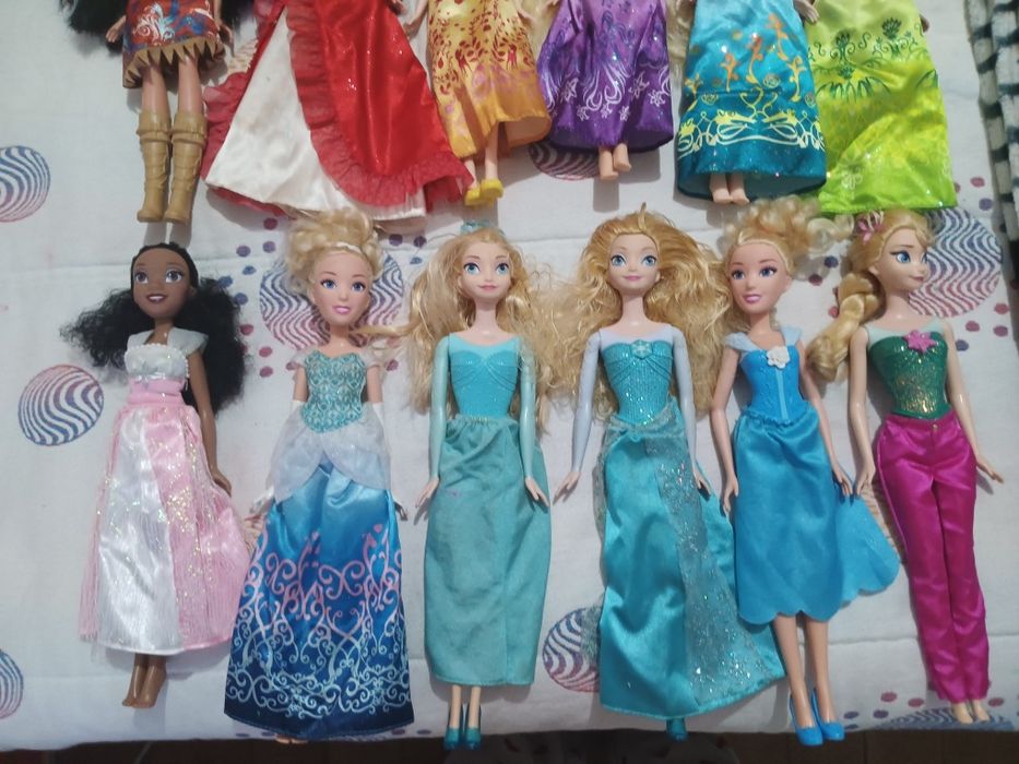 12 bonecas princesas