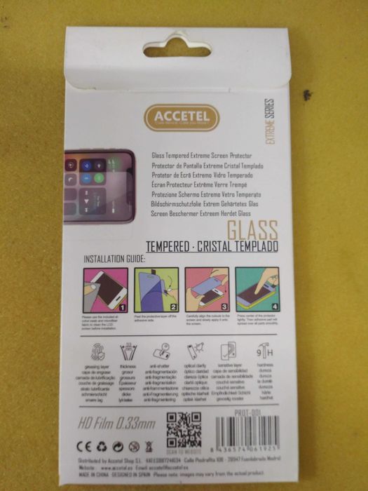 Película nova de vidro temperado 9H