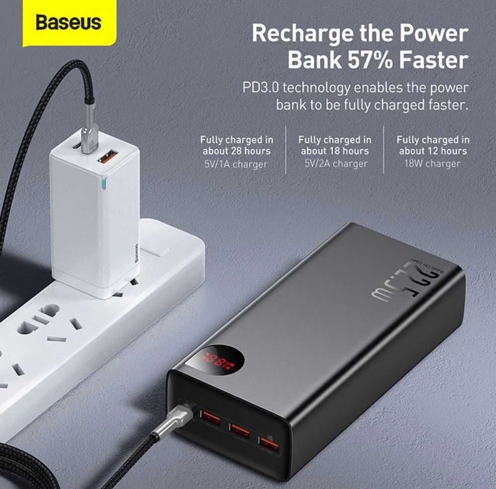 Powerbank Baseus Adaman 40000mAh 22.5W