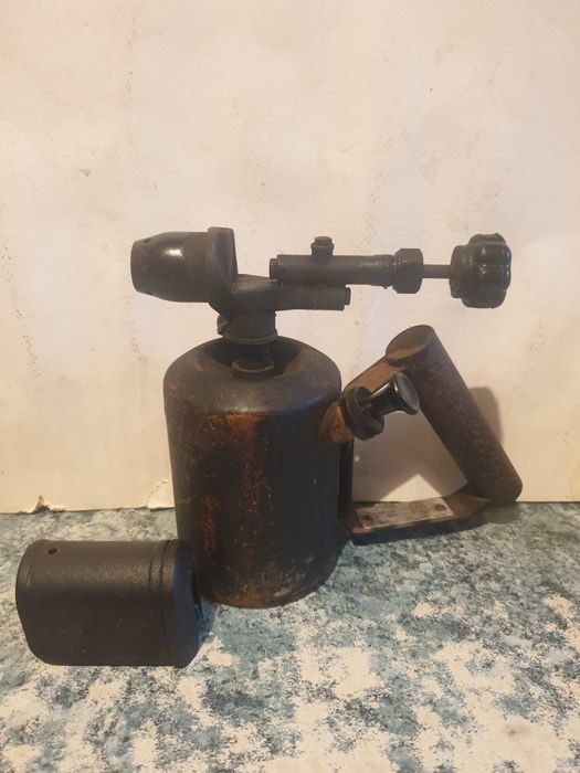 Lötlampe G. BARTHEL No.296 Benzin Gasoline Blow Torch - Made in German