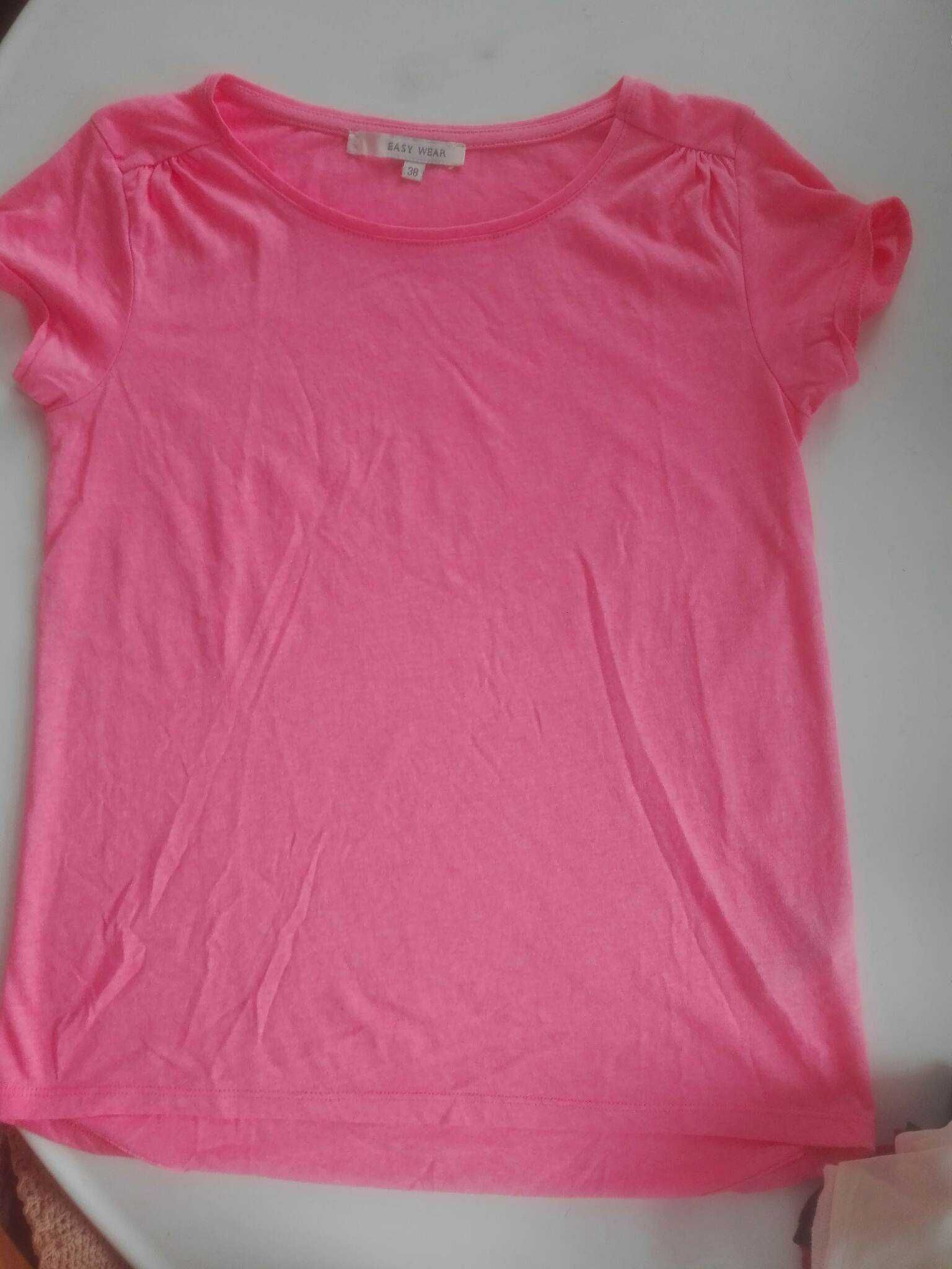 T-shirt de algodão / senhora marca Easy Wear tamanho 38