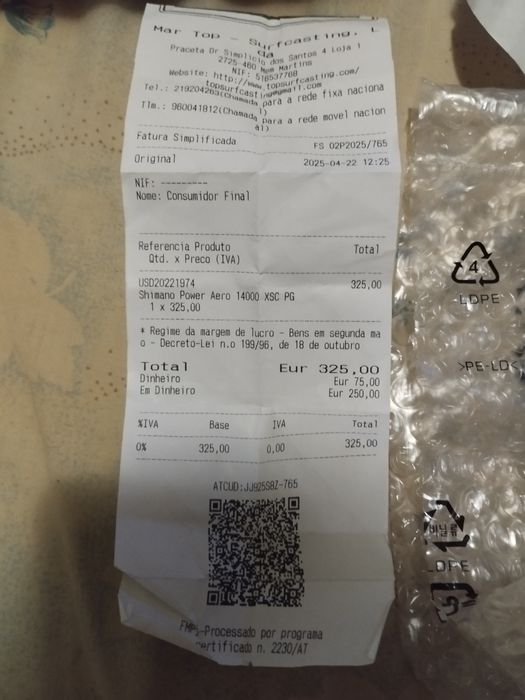 Carreto Shimano power aero 14000 PG xsc .