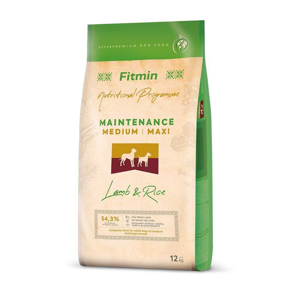 Karma Premium dla Psa Fitmin dog medium maxi lamb&rice 12 kg